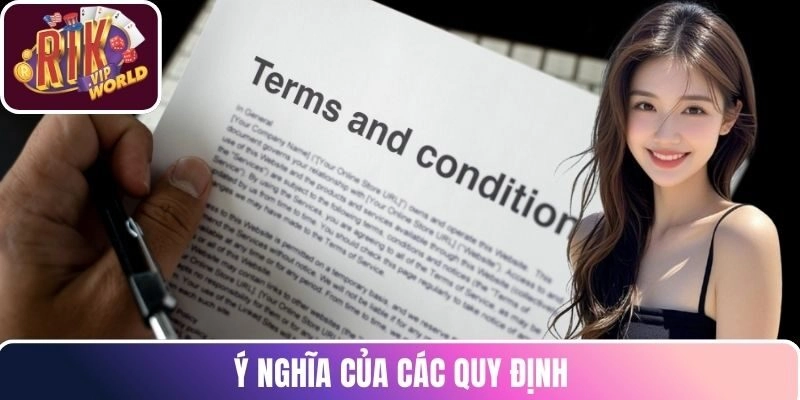 Ý nghĩa của các quy định